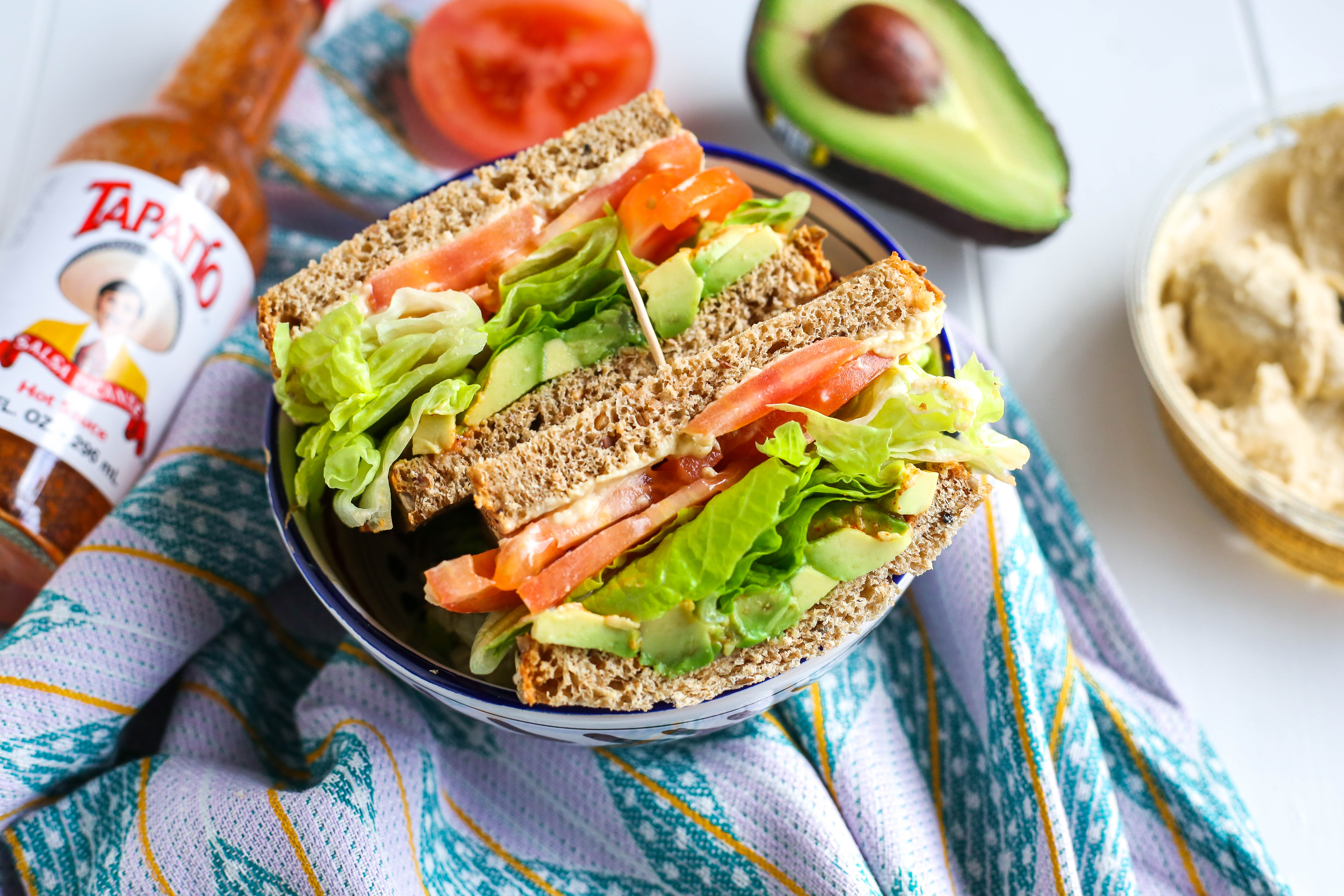 Smashed Avocado Hummus Sandwich Sincerely Katerina