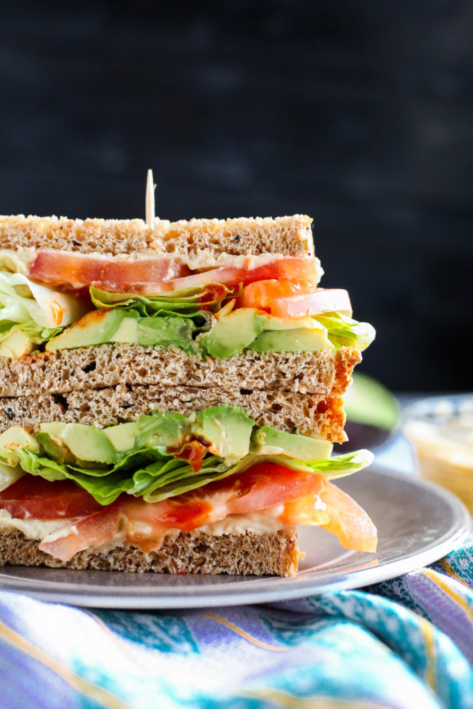 Smashed Avocado Hummus Sandwich Sincerely Katerina