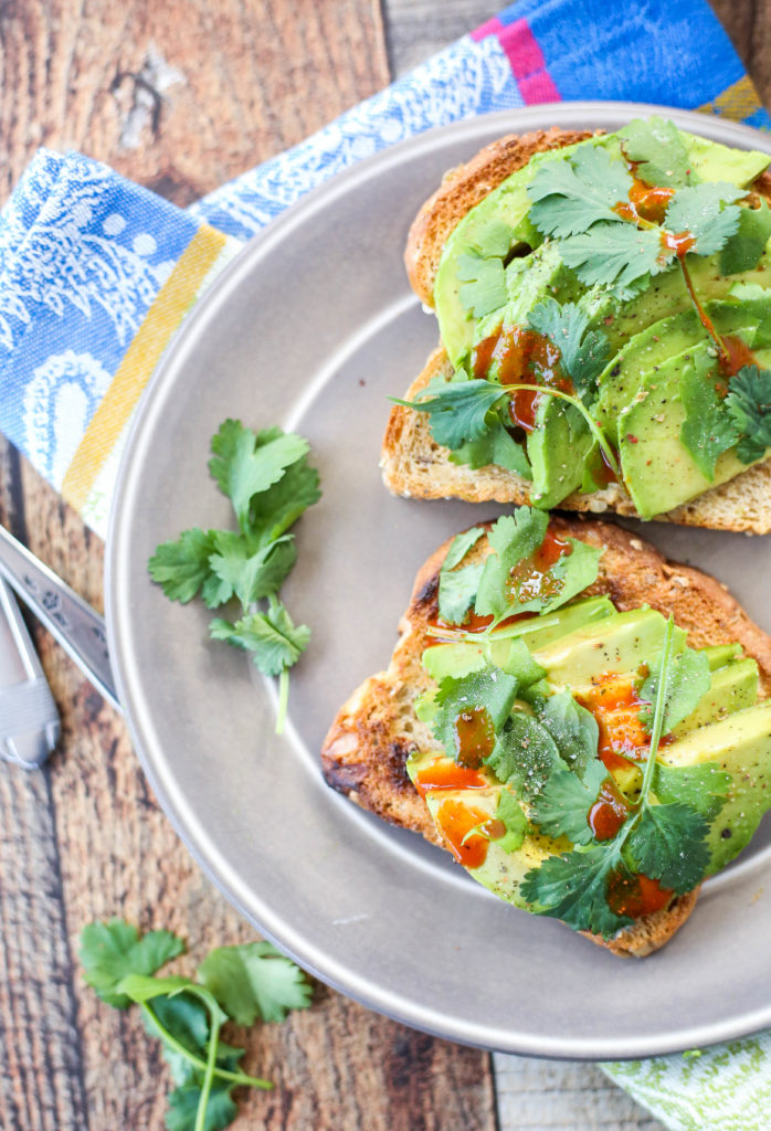 Spicy Cilantro Avocado Toast Sincerely Katerina