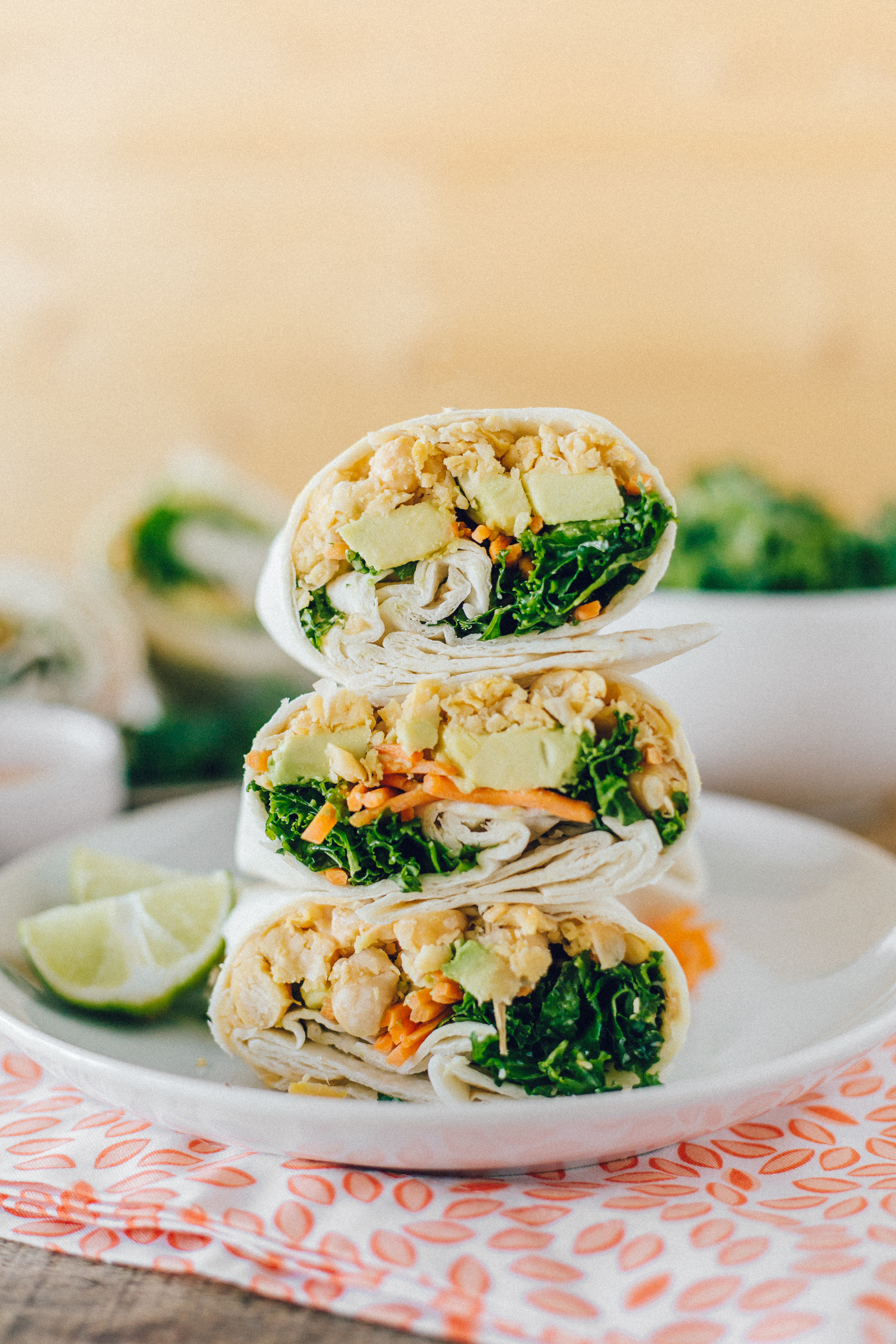 Vegan Sriracha Avocado Wraps your New Favorite Lunch