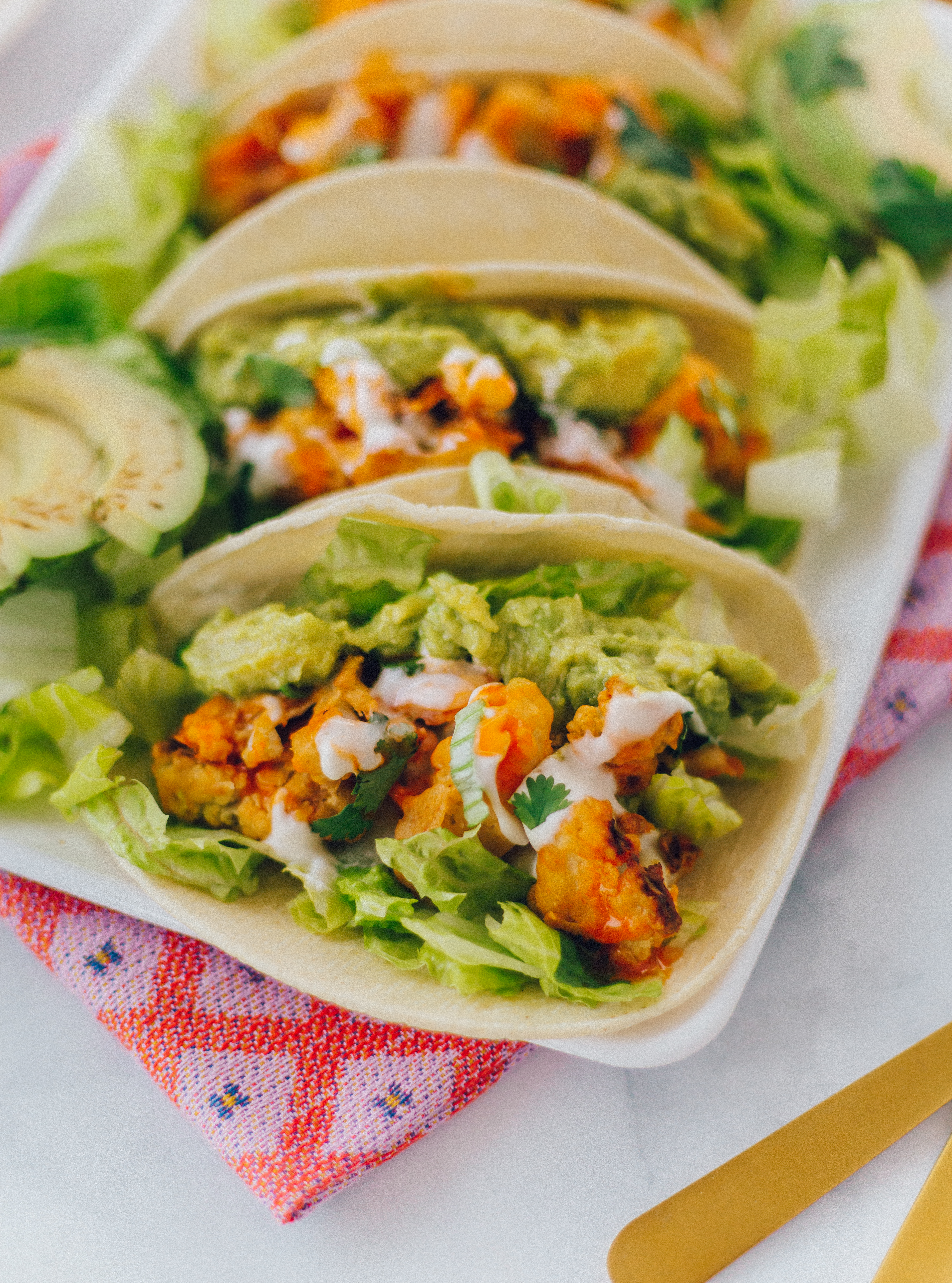 Simple Buffalo Cauliflower Tacos So Easy Anyone Can Make Them